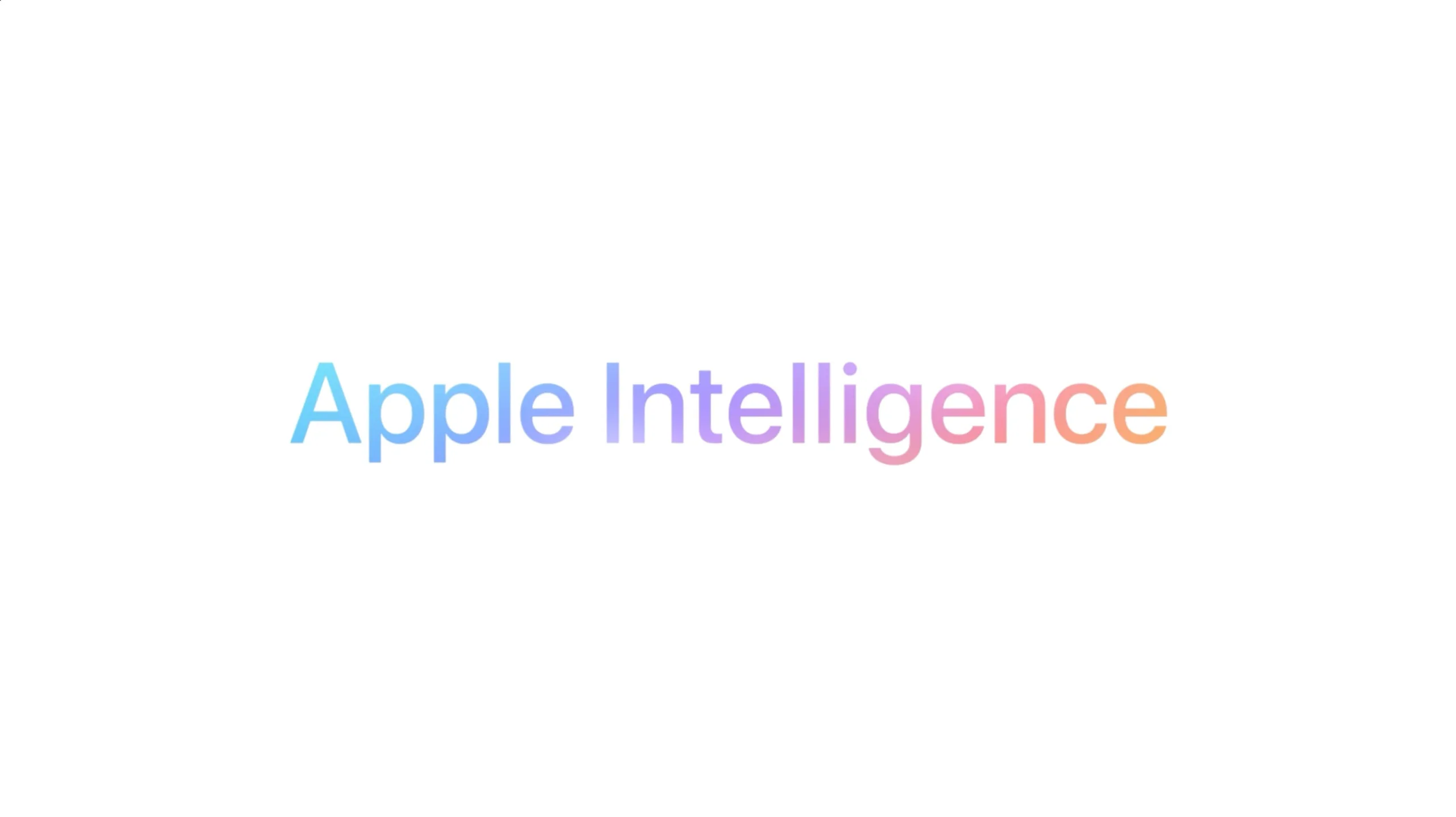 Apple Intelligence logo