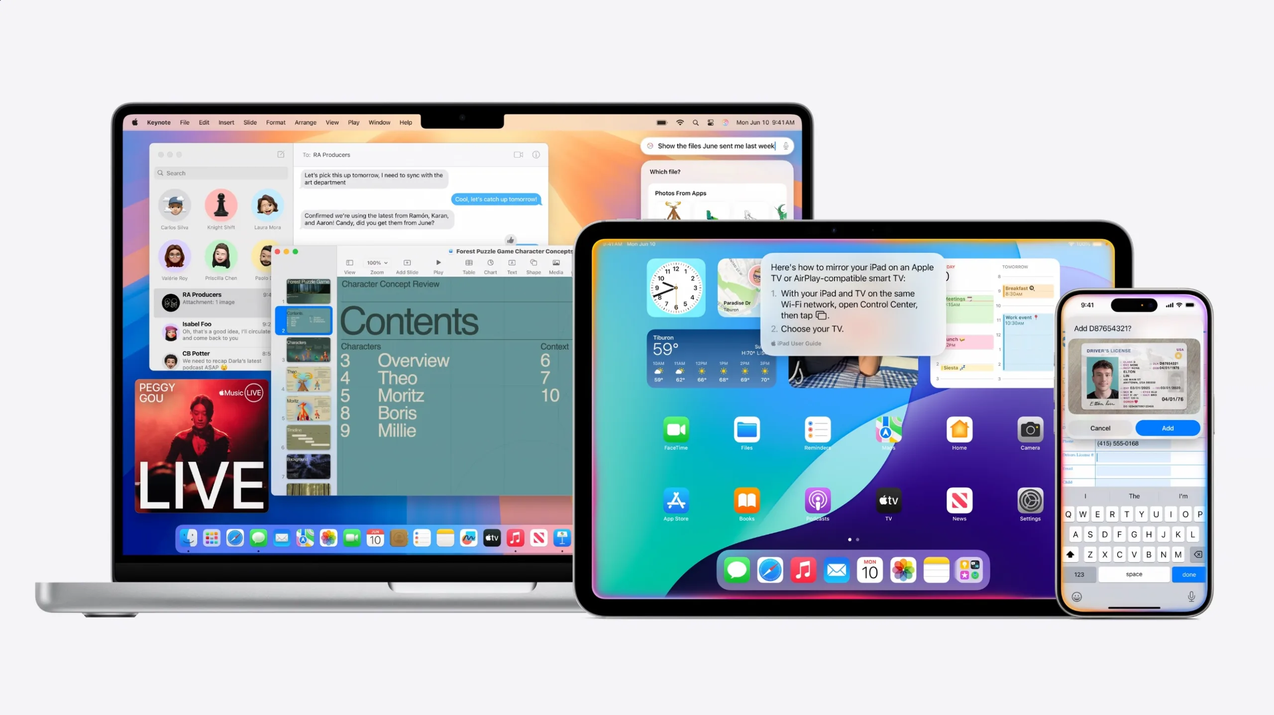Apple Intelligence op Apple-apparaten