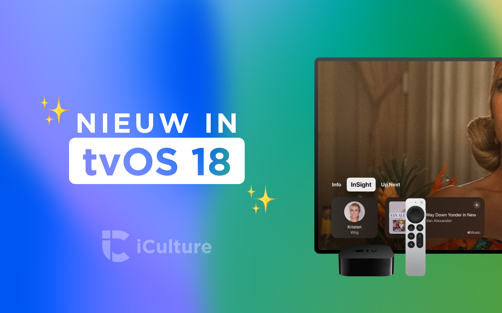 Nieuwe functies in tvOS 18