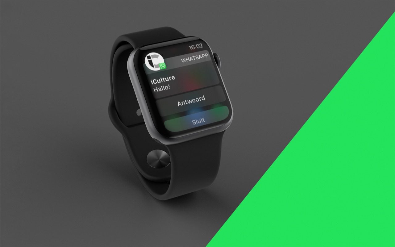 WhatsApp op Apple Watch gebruiken.